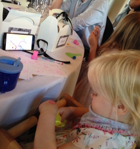 Our bride and groom provided this amazing activity pack for each child. Along with the occasional help of Mr Tablet, Lara was occupied throughout the whole meal!
