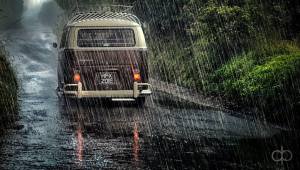 Twenty precarious miles later our driver was to confirm that they were the worst conditions he had ever driven in... 